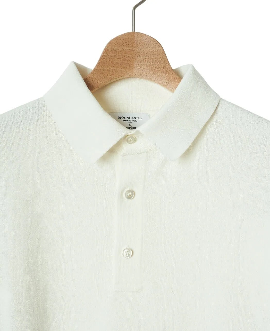 MOONCASTLE Ice Cotton 12G 針織 Polo Off White