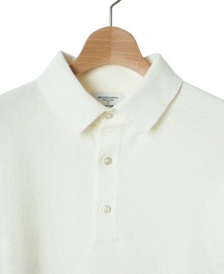 MOONCASTLE Ice Cotton 12G 針織 Polo Off White