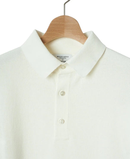 MOONCASTLE Ice Cotton 12G 針織 Polo Off White
