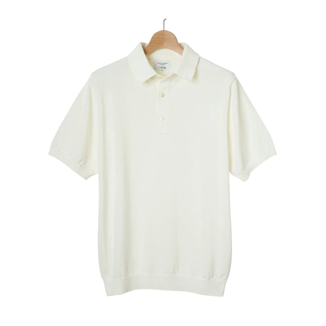 MOONCASTLE Ice Cotton 12G 針織 Polo Off White