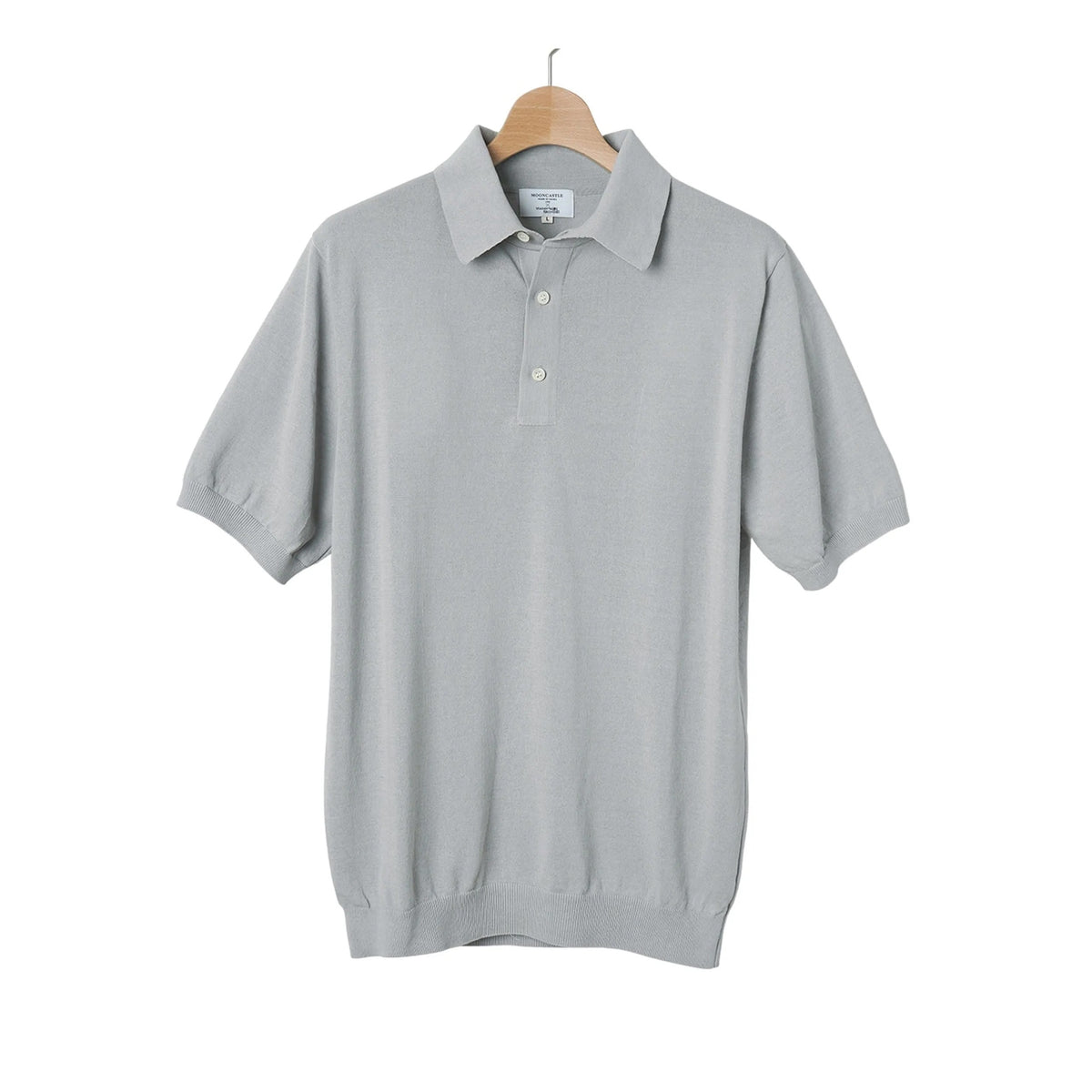 MOONCASTLE Ice Cotton 12G 針織 Polo Gray