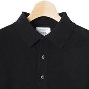 MOONCASTLE Ice Cotton 12G 針織 Polo Black