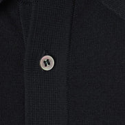 MOONCASTLE Ice Cotton 12G 針織 Polo Black