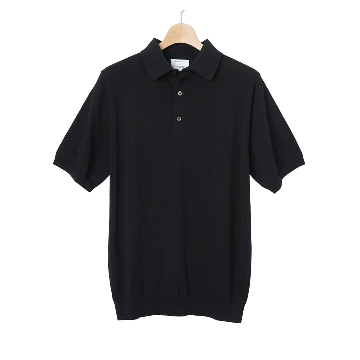 MOONCASTLE Ice Cotton 12G 針織 Polo Black