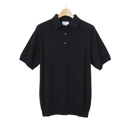 MOONCASTLE Ice Cotton 12G 針織 Polo Black