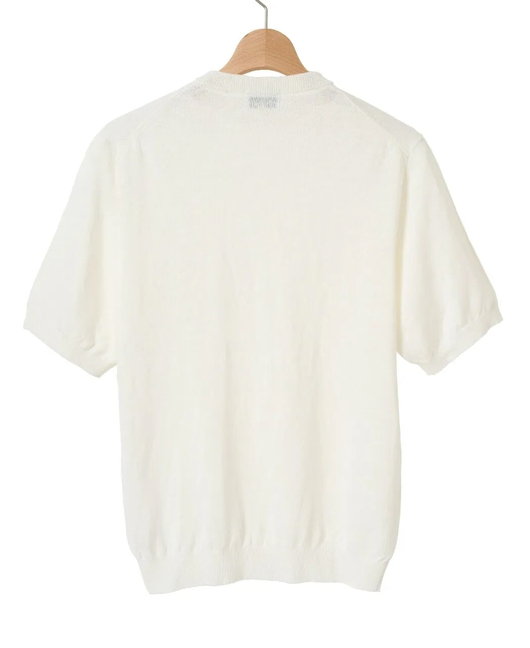 MOONCASTLE 亞麻針織 T-Shirt White
