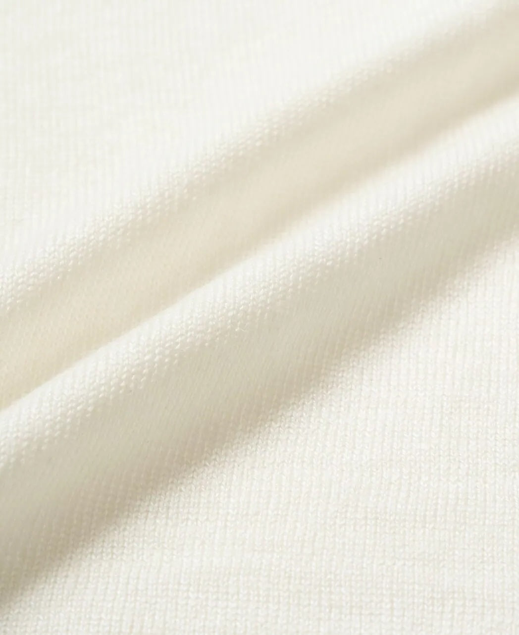 MOONCASTLE 亞麻針織 T-Shirt White
