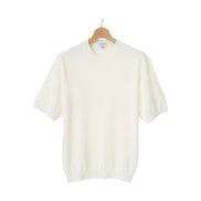 MOONCASTLE 亞麻針織 T-Shirt White