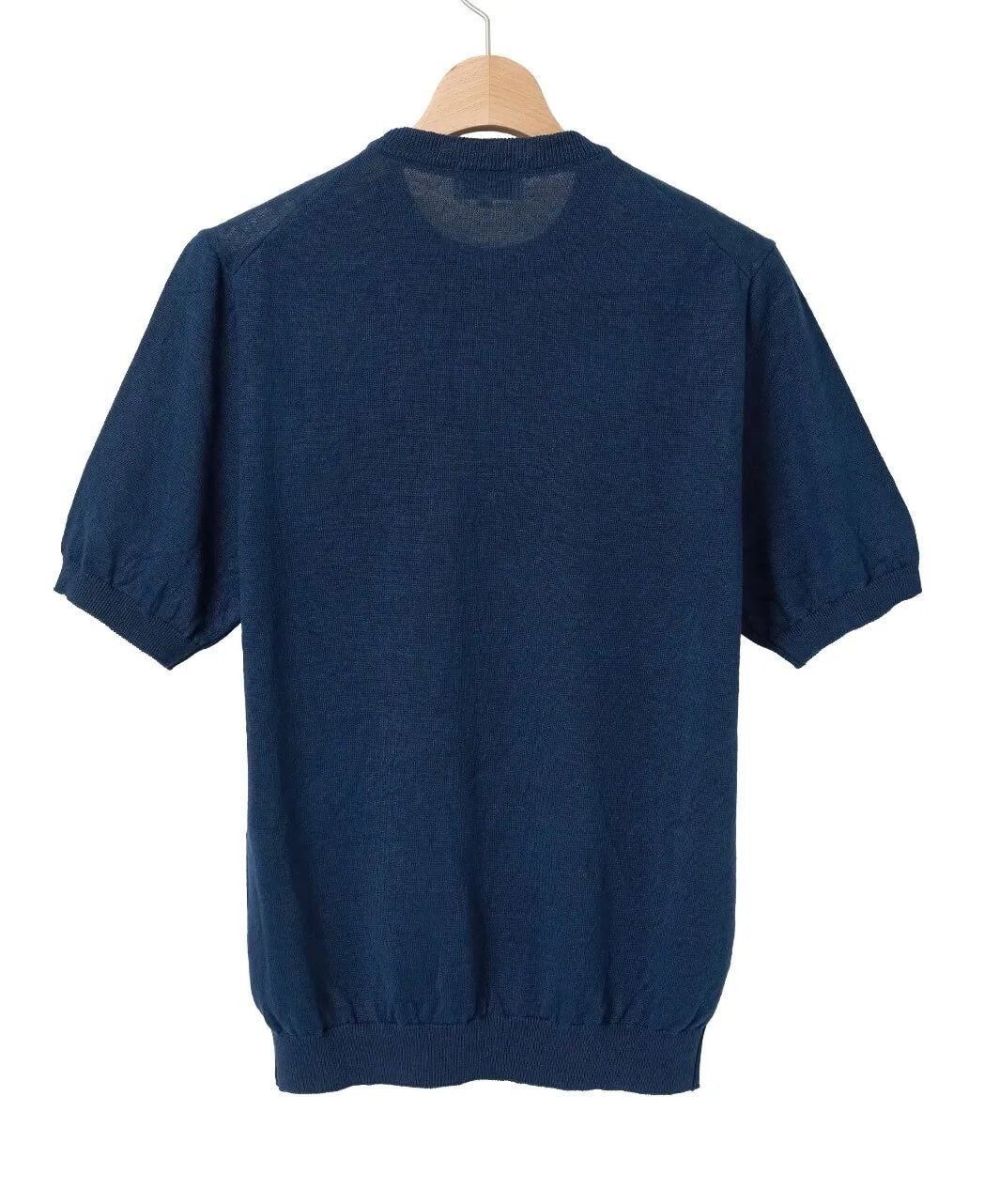 MOONCASTLE 亞麻針織 T-Shirt Navy