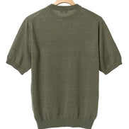 MOONCASTLE 亞麻針織 T-Shirt Green