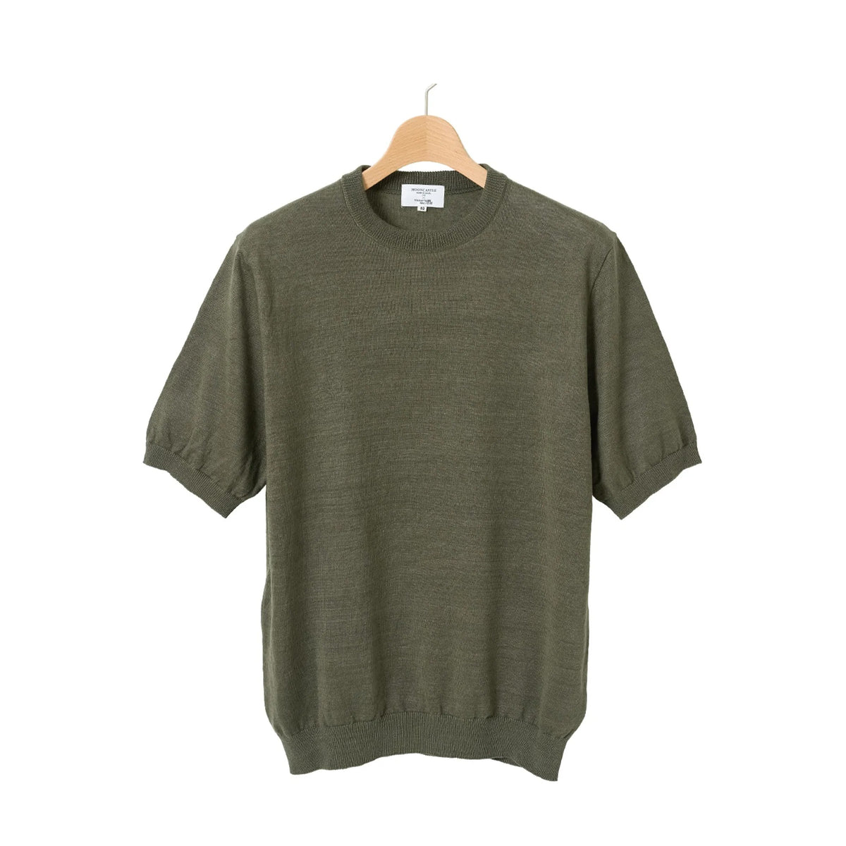 MOONCASTLE 亞麻針織 T-Shirt Green