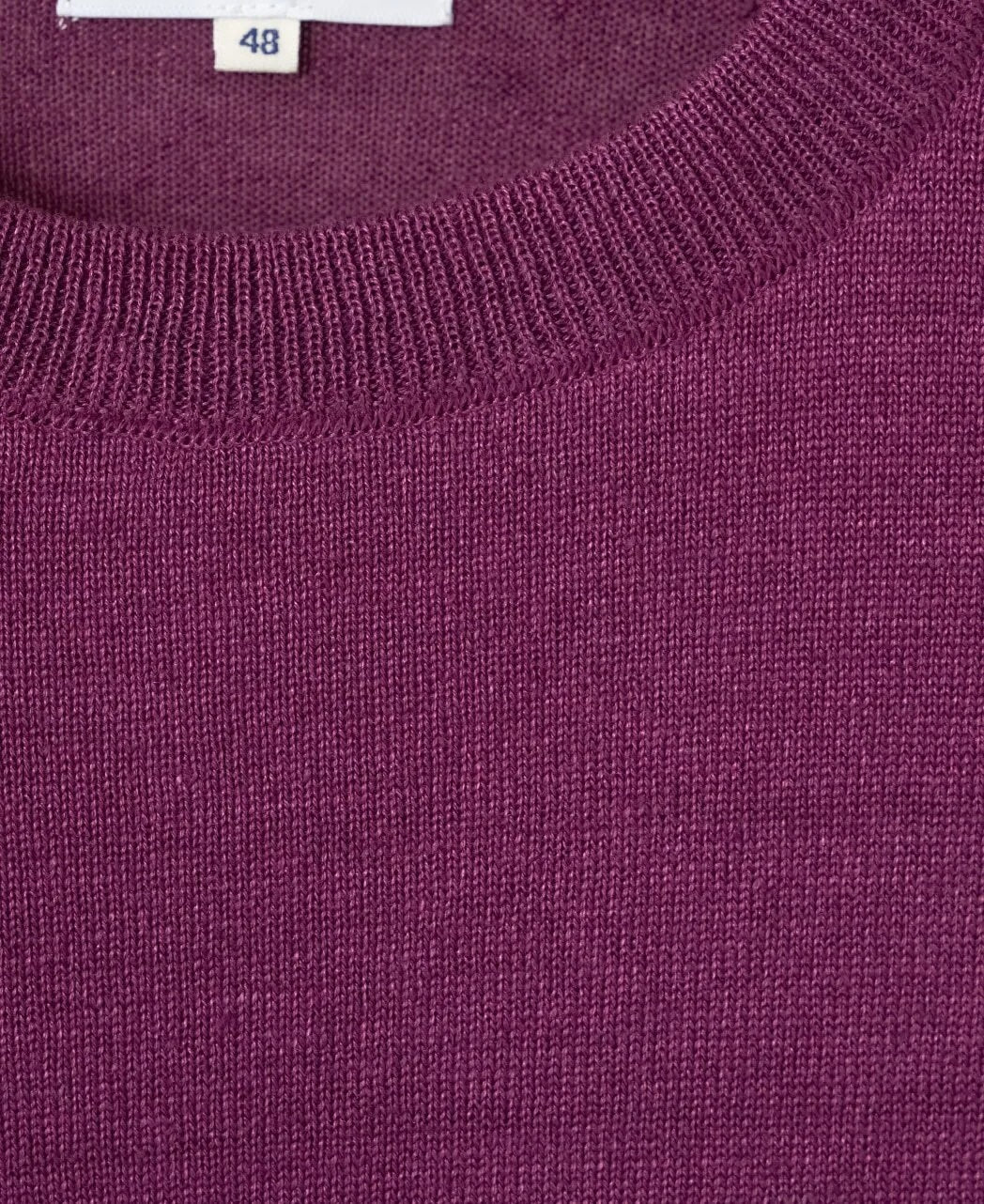 MOONCASTLE 亞麻針織 T-Shirt Purple
