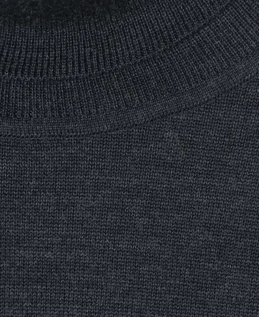 12G 超細美麗諾羊毛高領毛衣 Dark Grey