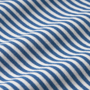高捻棉抗菌除臭滾邊針織 T-Shirt  Blue