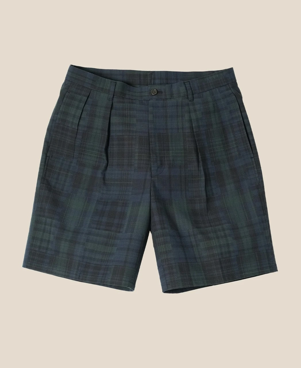 Crazy Dark Madras 雙摺短褲