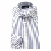 Tokyo Slim Fit - 義式寬角領鉛筆條紋襯衫