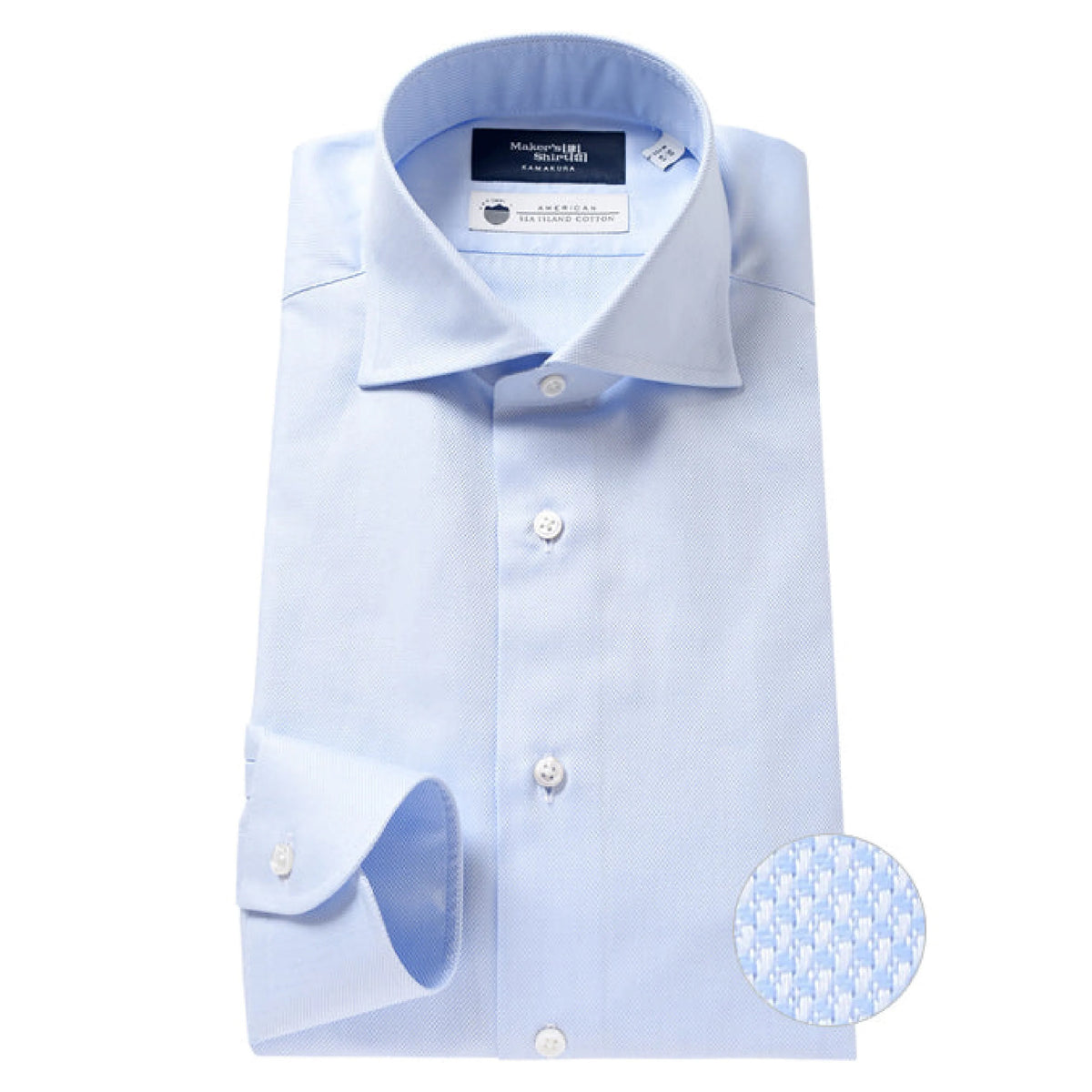 Tokyo Slim Fit - 義式寬角領海島棉襯衫