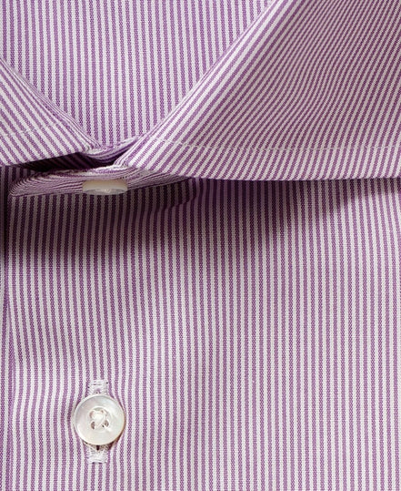 Tokyo Slim Fit - 義式寬角領 Giza 96 埃及棉條紋襯衫
