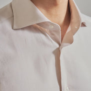 Tokyo Slim Fit 義式寬角領海島棉斜紋布襯衫