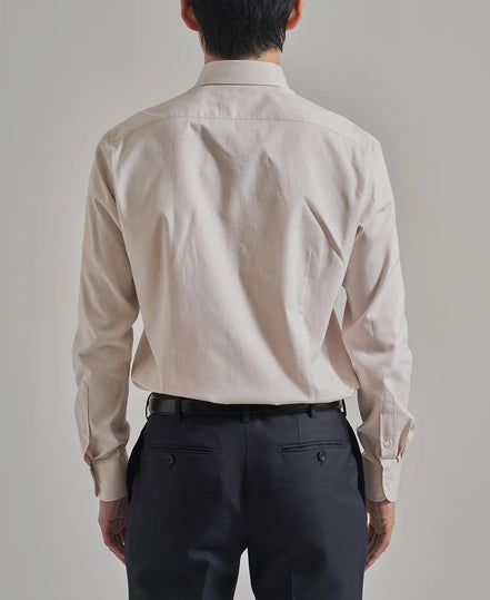 Tokyo Slim Fit 義式寬角領海島棉斜紋布襯衫