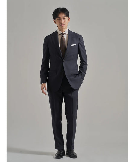 Tokyo Slim Fit 義式寬角領海島棉斜紋布襯衫