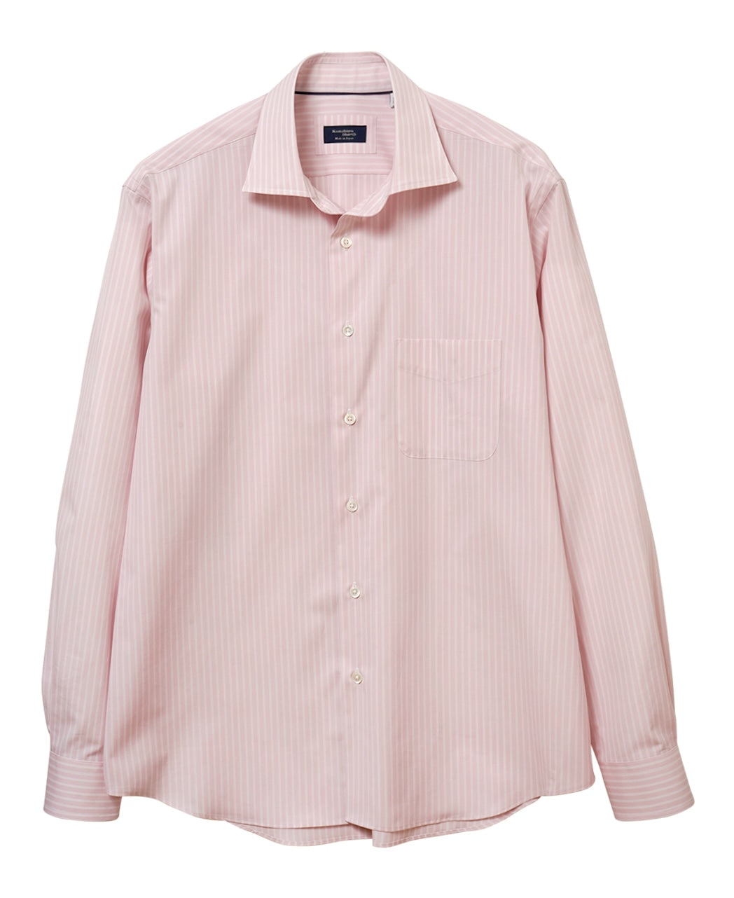 府綢棉法式休閒襯衫 Pink