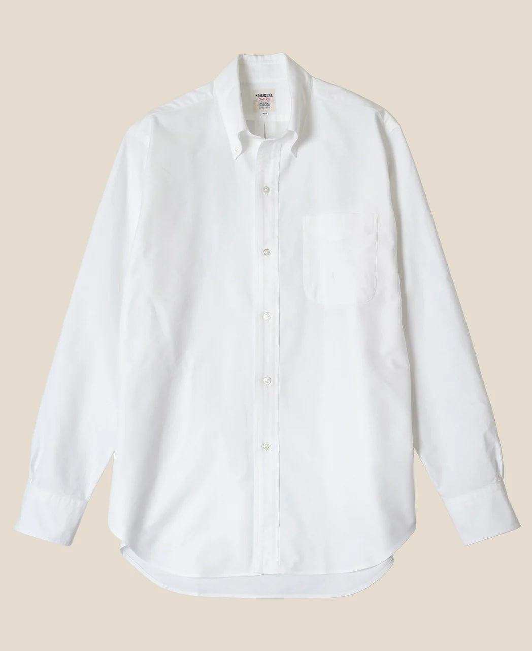 Ametora 白色赤耳 Oxford 鈕扣領襯衫