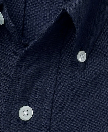 Vintage Ivy 海軍藍 Oxford 鈕扣領襯衫