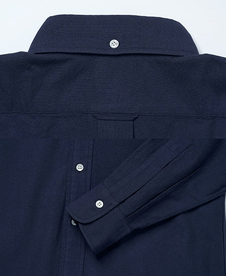 Vintage Ivy 海軍藍 Oxford 鈕扣領襯衫