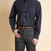 Vintage Ivy 海軍藍 Oxford 鈕扣領襯衫