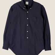 Vintage Ivy 海軍藍 Oxford 鈕扣領襯衫