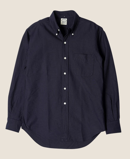 Vintage Ivy 海軍藍 Oxford 鈕扣領襯衫