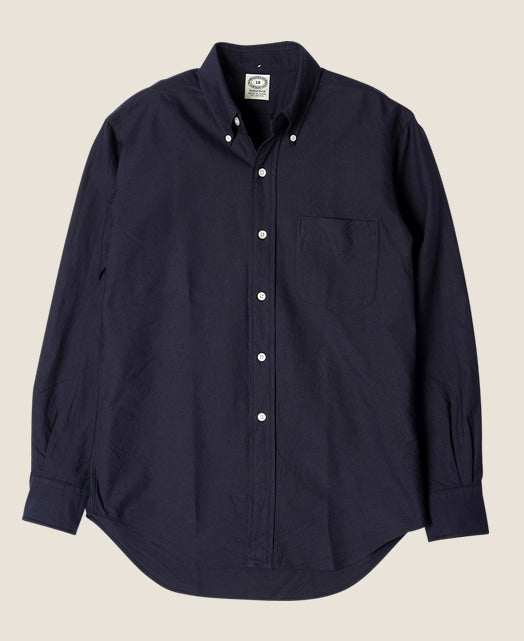 Vintage Ivy 海軍藍 Oxford 鈕扣領襯衫