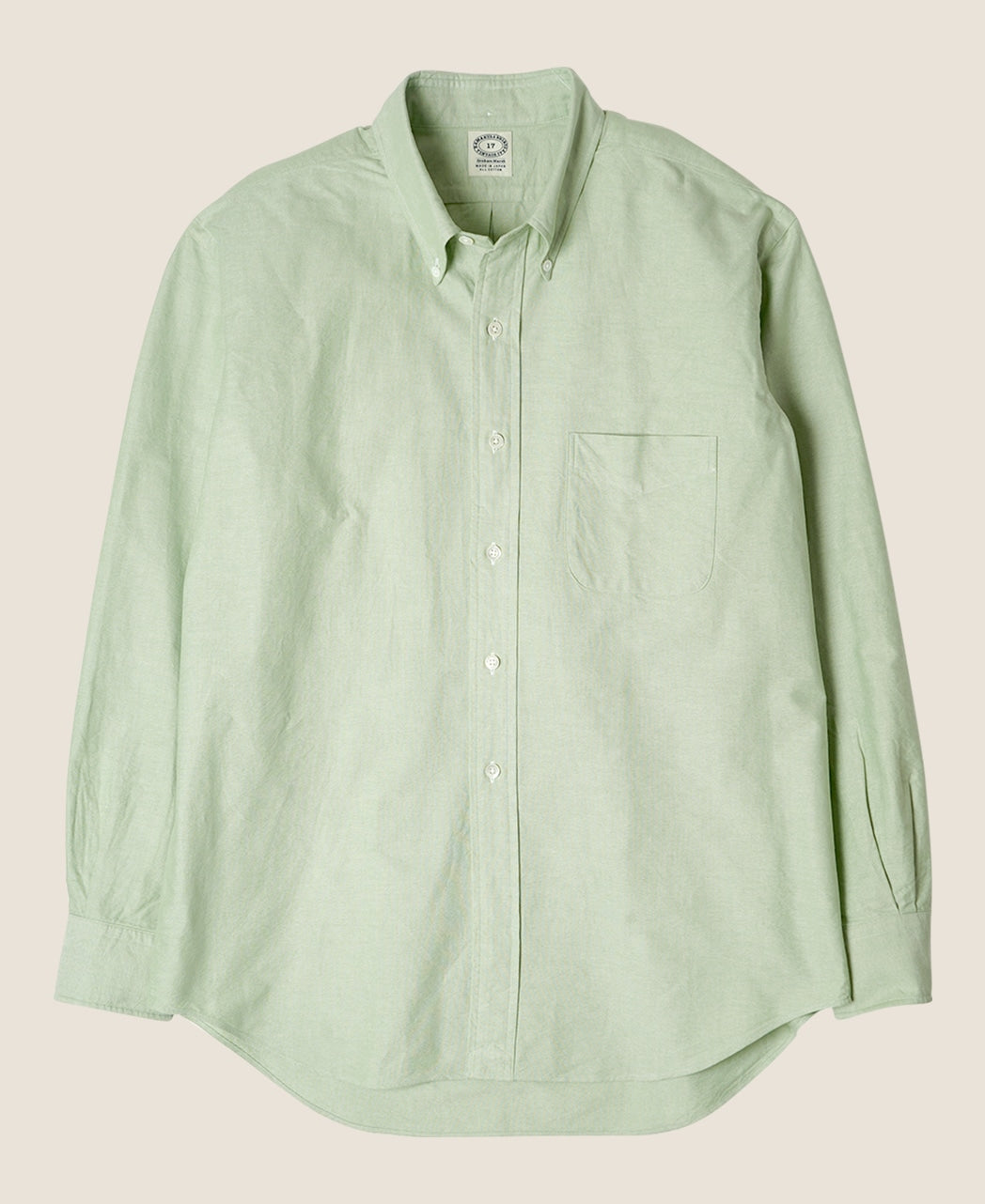Vintage Ivy 蘋果綠 Oxford 鈕扣領襯衫