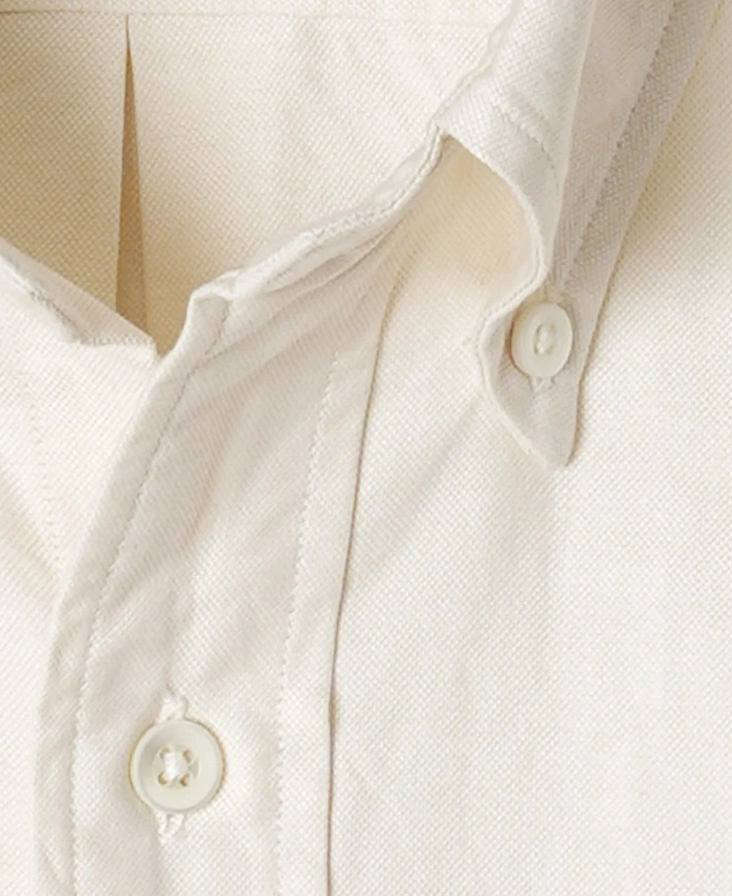 Vintage Ivy 米色 Oxford 鈕扣領襯衫