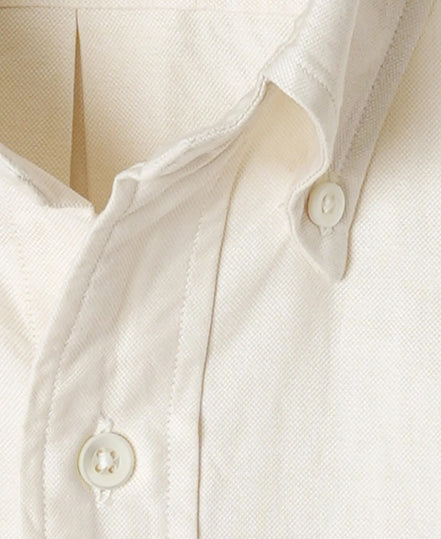 Vintage Ivy 米色 Oxford 鈕扣領襯衫