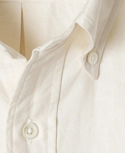Vintage Ivy 米色 Oxford 鈕扣領襯衫