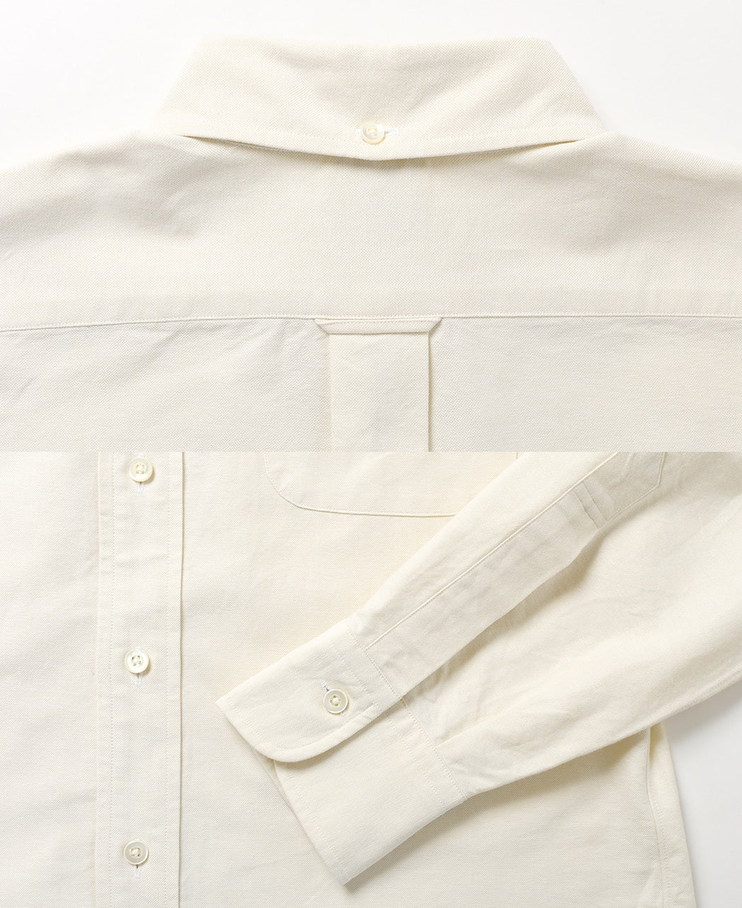 Vintage Ivy 米色 Oxford 鈕扣領襯衫