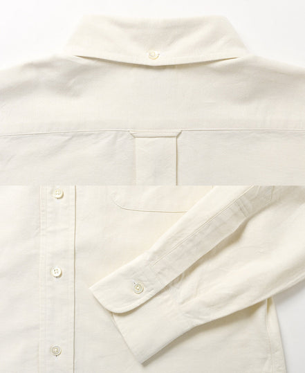 Vintage Ivy 米色 Oxford 鈕扣領襯衫