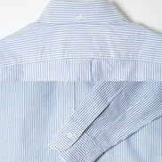 Vintage Ivy 淺藍條紋 Oxford 鈕扣領襯衫