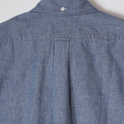 Vintage Ivy 5.5oz 藍色 Chambray 套頭鈕扣領襯衫