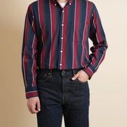 Vintage Ivy Regimental Stripe 軍團條紋鈕扣領襯衫