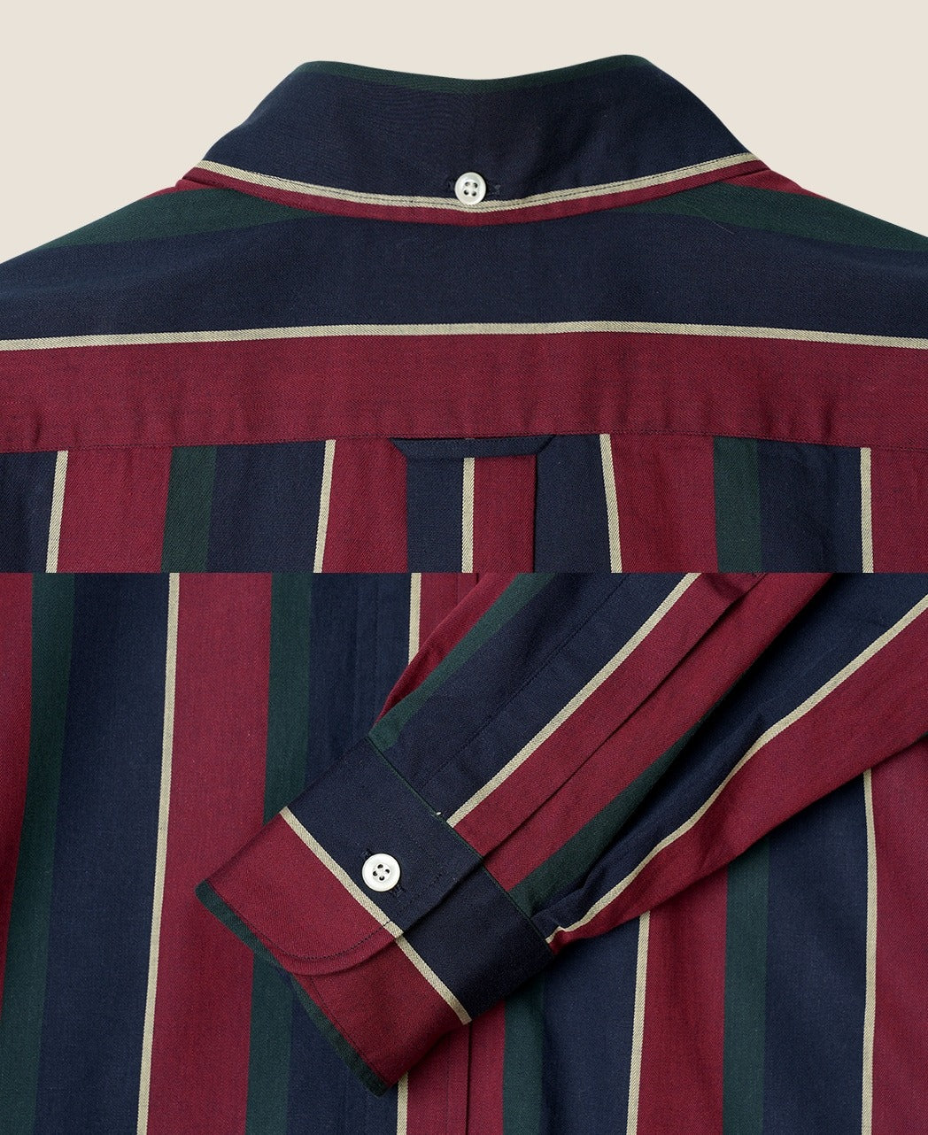 Vintage Ivy Regimental Stripe 軍團條紋鈕扣領襯衫