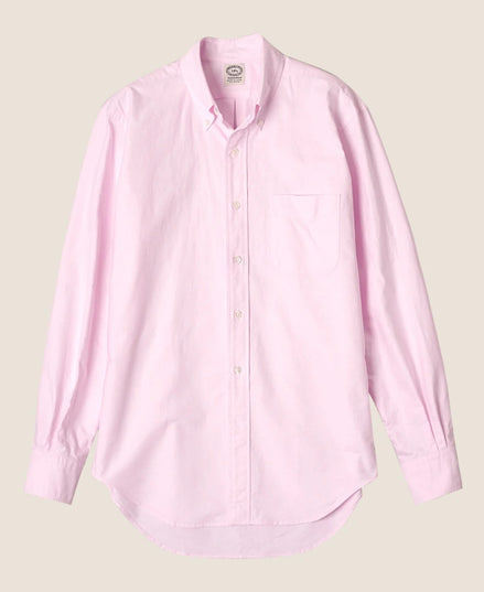 Vintage Ivy 粉紅色 Oxford 鈕扣領襯衫