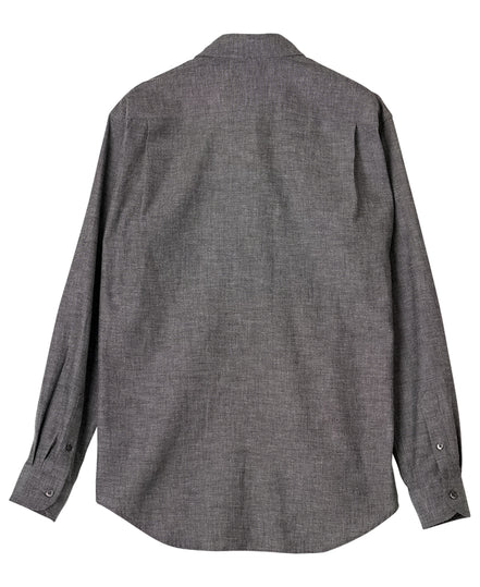 雙口袋Black Chambray 工裝襯衫