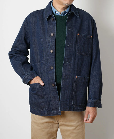 13oz 赤耳丹寧 French Work Jacket